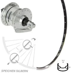 Nabendynamo Vorderrad 28 Zoll DRC ST16 Shimano DH-3N72
