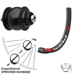 Dt-swiss 28, 29 Zoll Vorderrad Disc Centerlock DT Swiss 533 D Son 28-12
