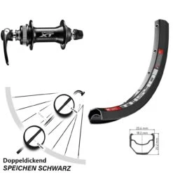 Dt-swiss DT Swiss TK 540 D Vorderrad 28, 29 Zoll Shimano XT Centerlock
