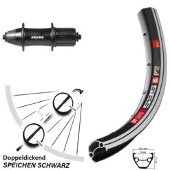 Dt-swiss 26 Zoll Hinterrad Formula OV-32 DT Swiss 535