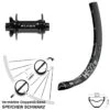 Dt-swiss Schwarzes 29 Zoll MTB Vorderrad DT Swiss H 522 Formula Boost DC-711 -Fahrrad Rad Geschäft 8233533