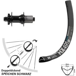 Dt-swiss Formula DHG-142 DT Swiss HX 491 Hinterrad 29 Zoll Für 6-Loch