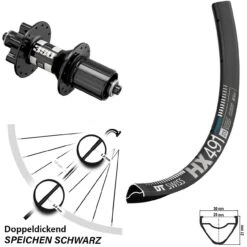 Dt-swiss DT Swiss 350 HX 491 Scheibenbrems-Hinterrad 27,5 Zoll