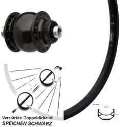 Ryde Andra 40 Vorderrad 28/29 Zoll Mit Son 28 Centerlock Für 12 Mm Steckachse