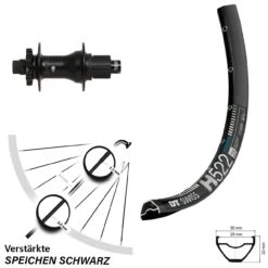 Dt-swiss Hinterrad 29 Zoll DT Swiss H 522 Syncros Boost Shimano Micro Spline