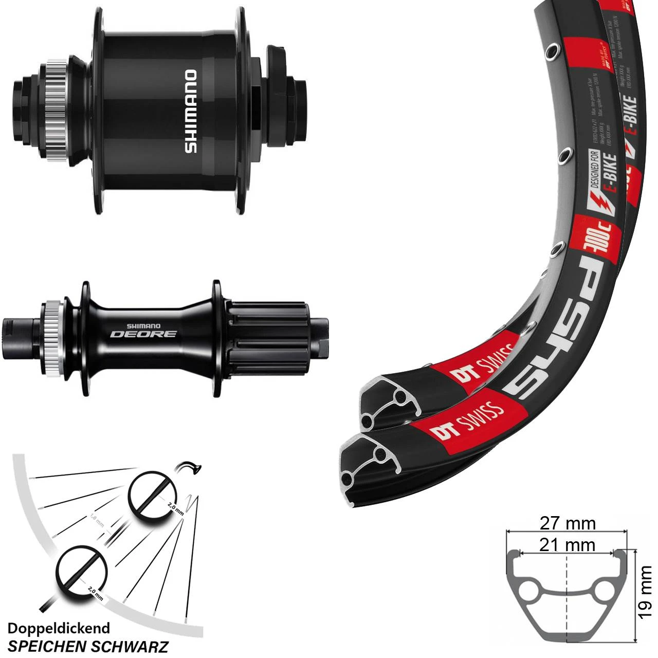 Dt-swiss Laufradsatz Dynamo 26 Zoll Shimano DH-UR 708 15 Mm DT Swiss 545 3 Dt-swiss Laufradsatz Dynamo 26 Zoll Shimano DH-UR 708 15 Mm DT Swiss 545