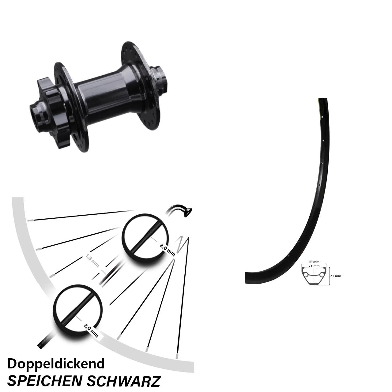 Dt-swiss 29 Zoll Vorderrad Giant Felge 21-622 Mit Formula DHDC-71 Nabe 15x100 Mm 3 Dt-swiss 29 Zoll Vorderrad Giant Felge 21-622 Mit Formula DHDC-71 Nabe 15x100 Mm