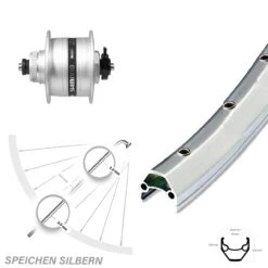 26 Zoll Vorderrad Ryde ZAC 2000 Shimano DH-3D35