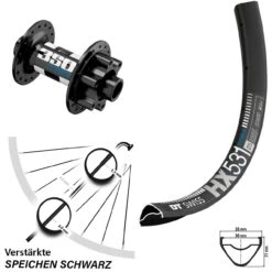 Dt-swiss DT Swiss 350 Hybrid Boost Und HX 531 Vorderrad 27,5 Zoll