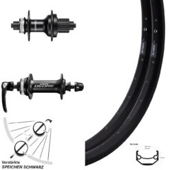 Laufradsatz 28/29 Zoll Ryde Andra 40 Shimano Deore MT 500 QR Micro Spline
