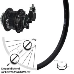 26 Zoll Hinterrad Rohloff TS DB OEM Tandem Ryde Andra 40 Disc