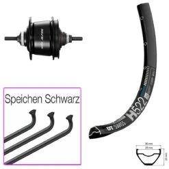 Dt-swiss Hinterrad 28 Zoll DT Swiss H522 Shimano Alfine 8-Gang Centerlock