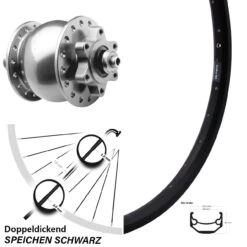 27,5 Zoll Vorderrad Mit Son 28 Nabendynamo Ryde Andra 40