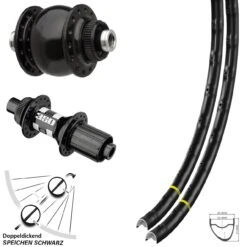 Laufradsatz 28 Zoll Mavic A 1022 Dynamo Son Centerlock DT Swiss 350 Road 11-fach