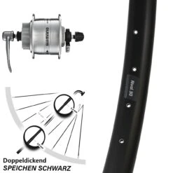 Shimano DH-3D32-QR Ryde Rival 30 Disc Vorderrad 29 Zoll 6-loch