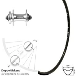 Formula DC-21 Mach 1 ER 20 Laufrad 28 Zoll Für 6-Loch Schnellspanner 5/100 Mm