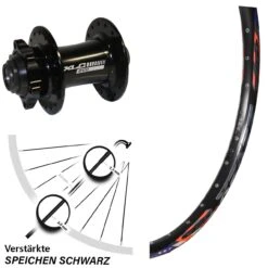 DRC ZZYZX Disc Vorderrad 26 Zoll Mit XLC Evo Nabe 15x100 Mm