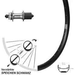 Ryde Andra 29 Zoll 30-622 Schnellspanner Centerlock Shimano FH-M4050 Alivio