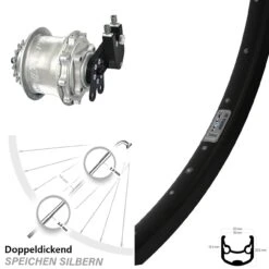 Rohloff Speedhub CC DB Ryde Andra 30 Disc Laufrad 26 Zoll