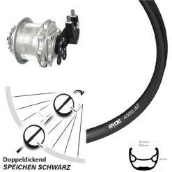 28-29 Zoll Hinterrad Rohloff Speedhub CC DB Ryde Andra 321