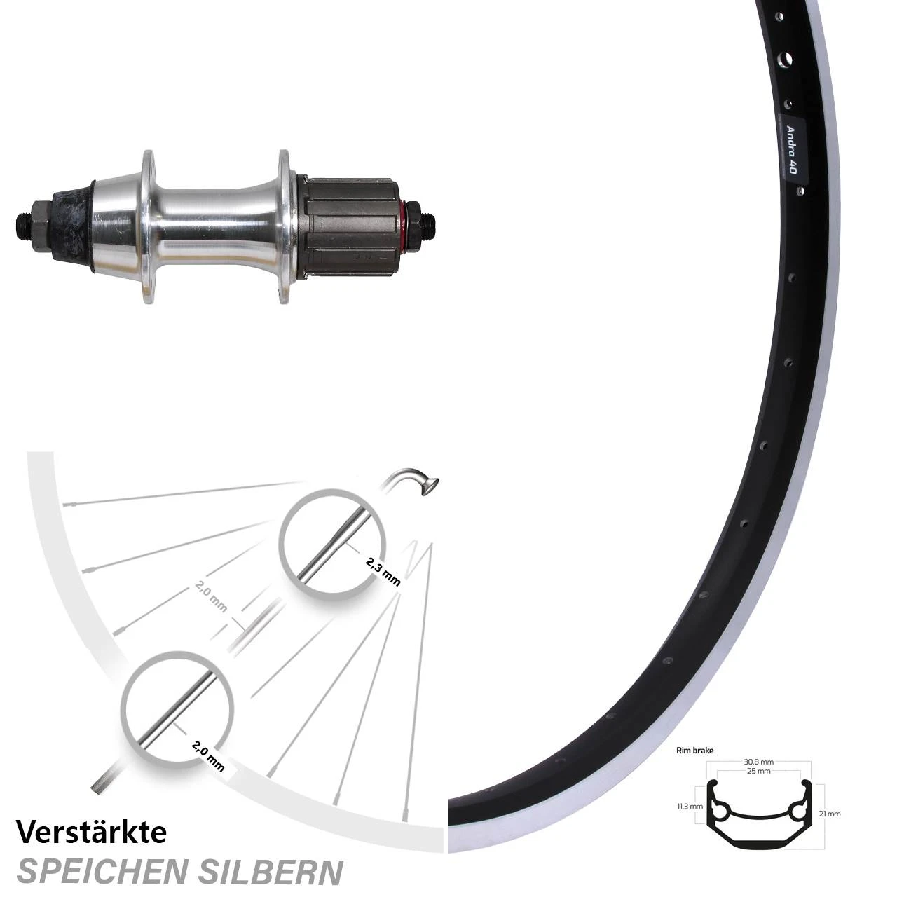 26 Zoll Hinterrad Novatec F362 TSE Ryde Andra 40 Felgenbremse 5/135 Mm 3 26 Zoll Hinterrad Novatec F362 TSE Ryde Andra 40 Felgenbremse 5/135 Mm