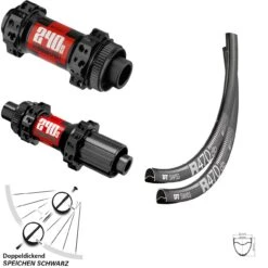 Dt-swiss Laufradsatz R 470 DT Swiss 240s Straightpull 24/28 Speichen Road 11- Fach Centerlock