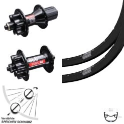 Ryde Rival 23-622 Laufradsatz 29 Zoll DT Swiss 370 Schnellspanner 6-loch Shimano 8-11 Fach