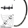 Shimano SLX HB-M665 Mach 1 Magma Vorderrad 26 Zoll Centerlock -Fahrrad Rad Geschäft 8256361