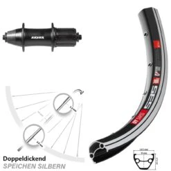 Dt-swiss 26 Zoll Hinterrad Formula OV-32 Inklusive DT Swiss 535
