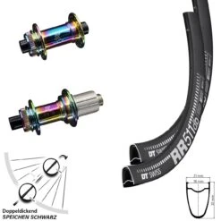 Dt-swiss Laufradsatz Road Disc DT Swiss RR 511 Oilslick Nabe KX-G Steckachse Shimano HG
