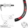 Dt-swiss 26 Zoll Laufrad Shimano Deore HB-M595 DT Swiss 545 Centerlock -Fahrrad Rad Geschäft 8258417