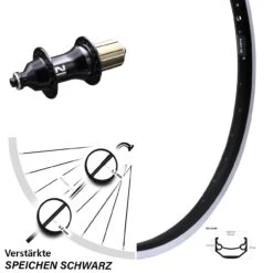 Ryde Andra 40 Hinterrad 26 Zoll Novatec Für Felgenbremse