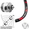 Dt-swiss 29 Zoll SON 28 Vorderrad DT Swiss 545 Nabendynamo Für Schnellspanner 2 Dt-swiss 29 Zoll SON 28 Vorderrad DT Swiss 545 Nabendynamo Für Schnellspanner -Fahrrad Rad Geschäft 8260475