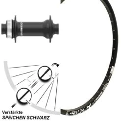Shimano HB-MT410 Mach 1 Magma Vorderrad 26 Zoll Centerlock