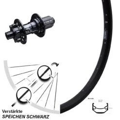 KX-E-Bike Hinterrad 28 Zoll Ryde Andra 40 Disc 12x142 Mm