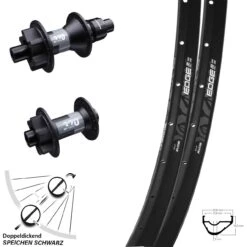 29 Zoll Laufradsatz Ryde Edge M22-622 ETRTO DT Swiss 370 Steckachse 6-loch Sram XD