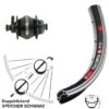 Dt-swiss Vorderrad 28 Zoll Shutter Precision PL-8 Nabendynamo DT Swiss 535